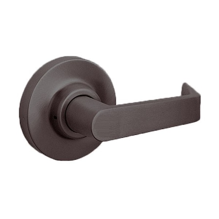 Dorma Key-In-Rectangular Lever, Passage Function, Non-Keyed, 613 Dark Bronze Finish 9R23-613